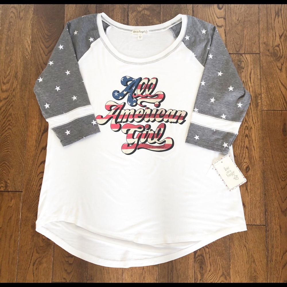 Love On A Hanger “Star Spangled Spirit Tee” C1